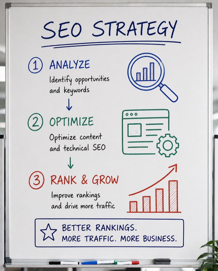 Keyword research and SEO strategy